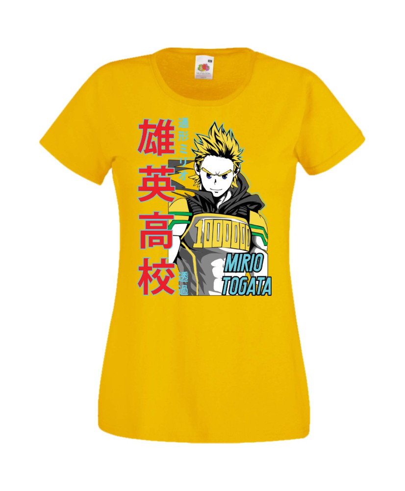 Дамска Тениска Manga Anime My Hero Academia Mirio Togata 02 Дамска Тениска Manga Anime My Hero Academia Mirio Togata 02