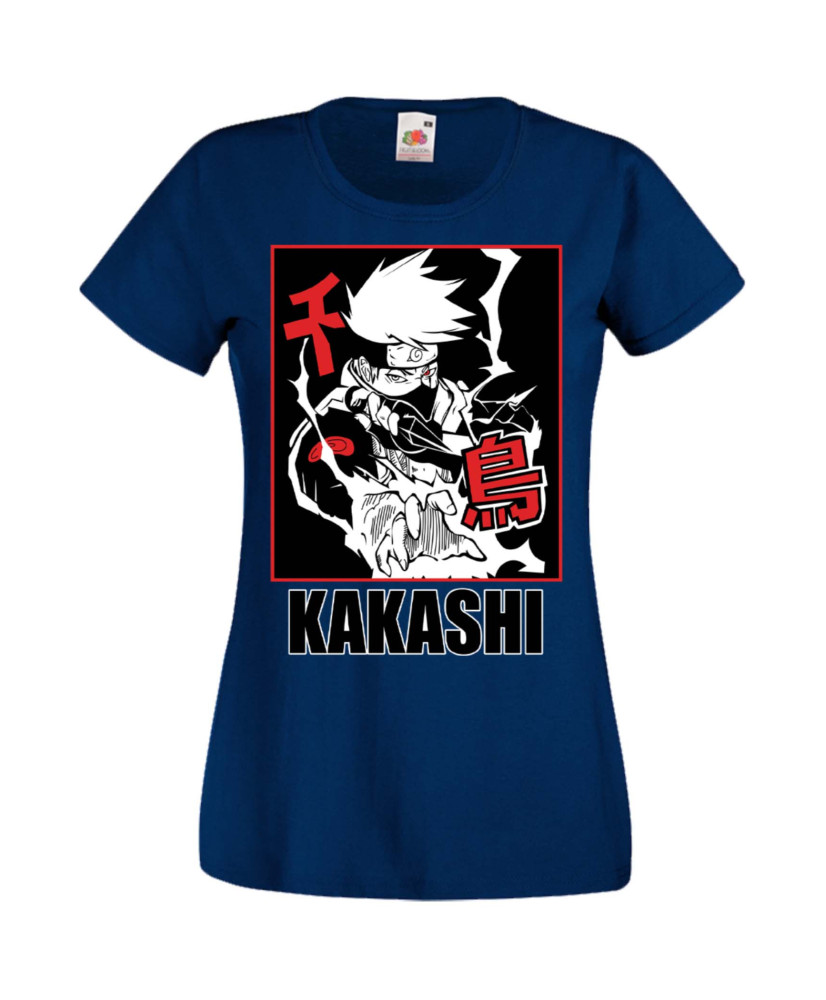 Дамска Тениска Manga Anime Naruto Hatake Kakashi 04 Chidori