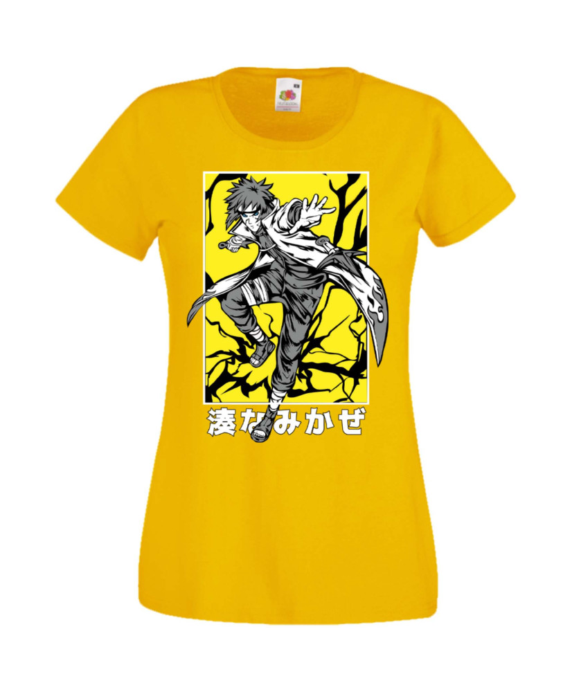 Дамска Тениска Manga Anime Naruto Minato Namikaze Дамска Тениска Manga Anime Naruto Minato Namikaze