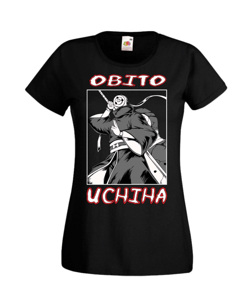 Дамска Тениска Manga Anime Naruto Obito Uchiha Дамска Тениска Manga Anime Naruto Obito Uchiha