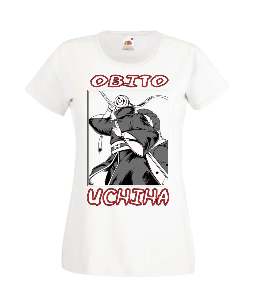 Дамска Тениска Manga Anime Naruto Obito Uchiha