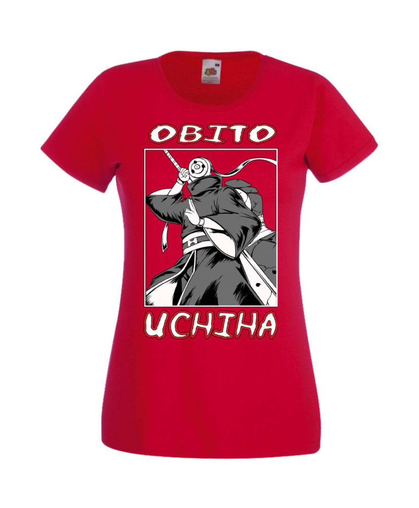 Дамска Тениска Manga Anime Naruto Obito Uchiha