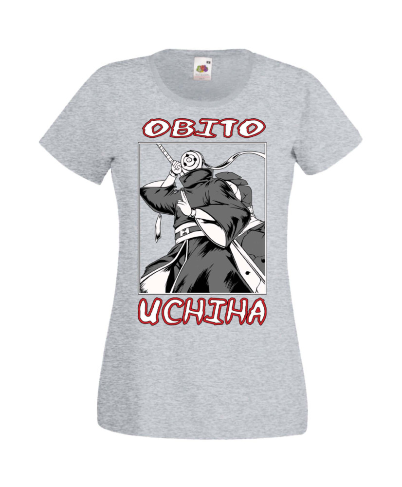 Дамска Тениска Manga Anime Naruto Obito Uchiha