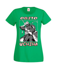 Дамска Тениска Manga Anime Naruto Obito Uchiha