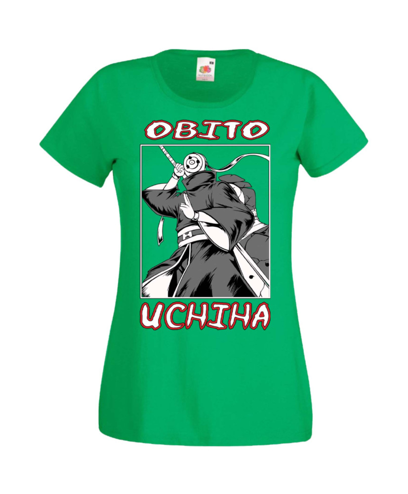 Дамска Тениска Manga Anime Naruto Obito Uchiha