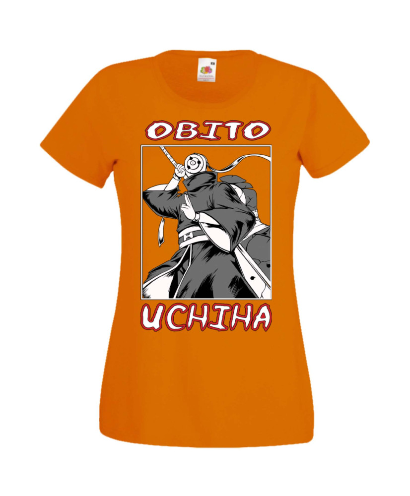 Дамска Тениска Manga Anime Naruto Obito Uchiha