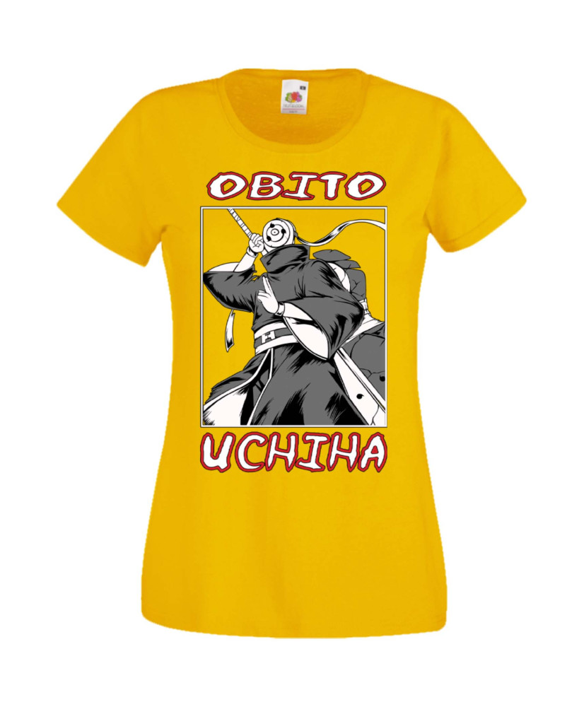 Дамска Тениска Manga Anime Naruto Obito Uchiha