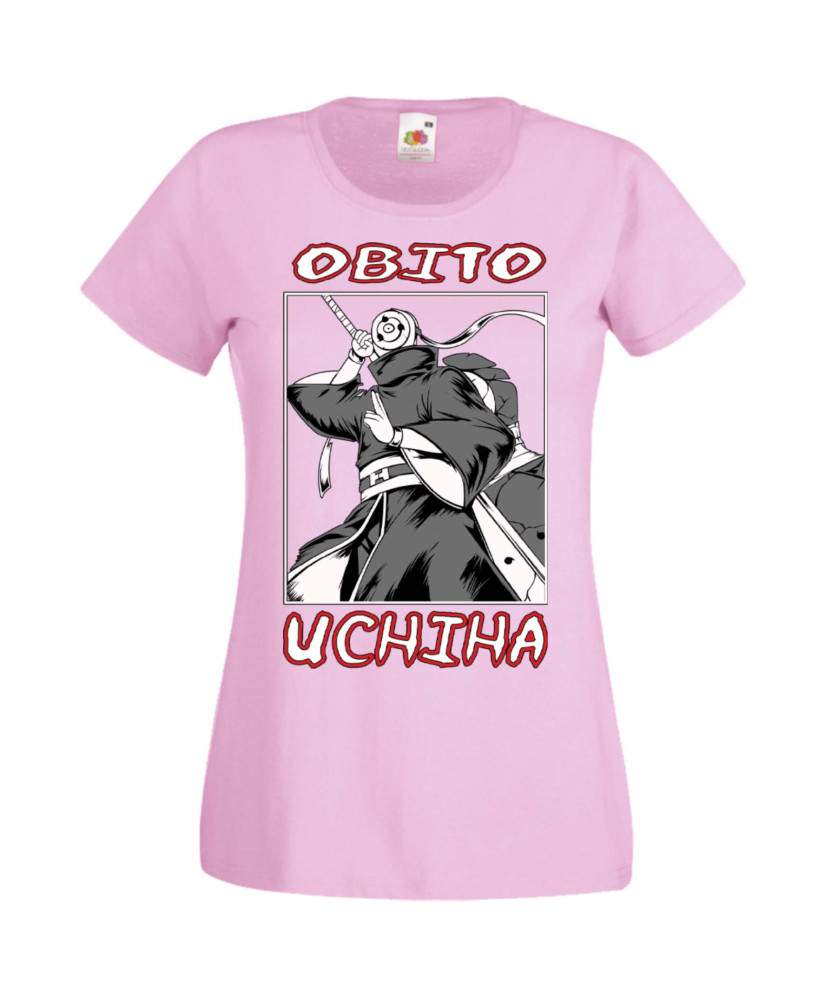 Дамска Тениска Manga Anime Naruto Obito Uchiha