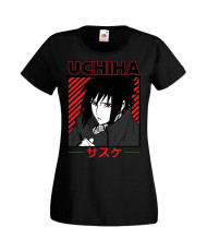 Дамска Тениска Manga Anime Naruto Sasuke Uchiha 02