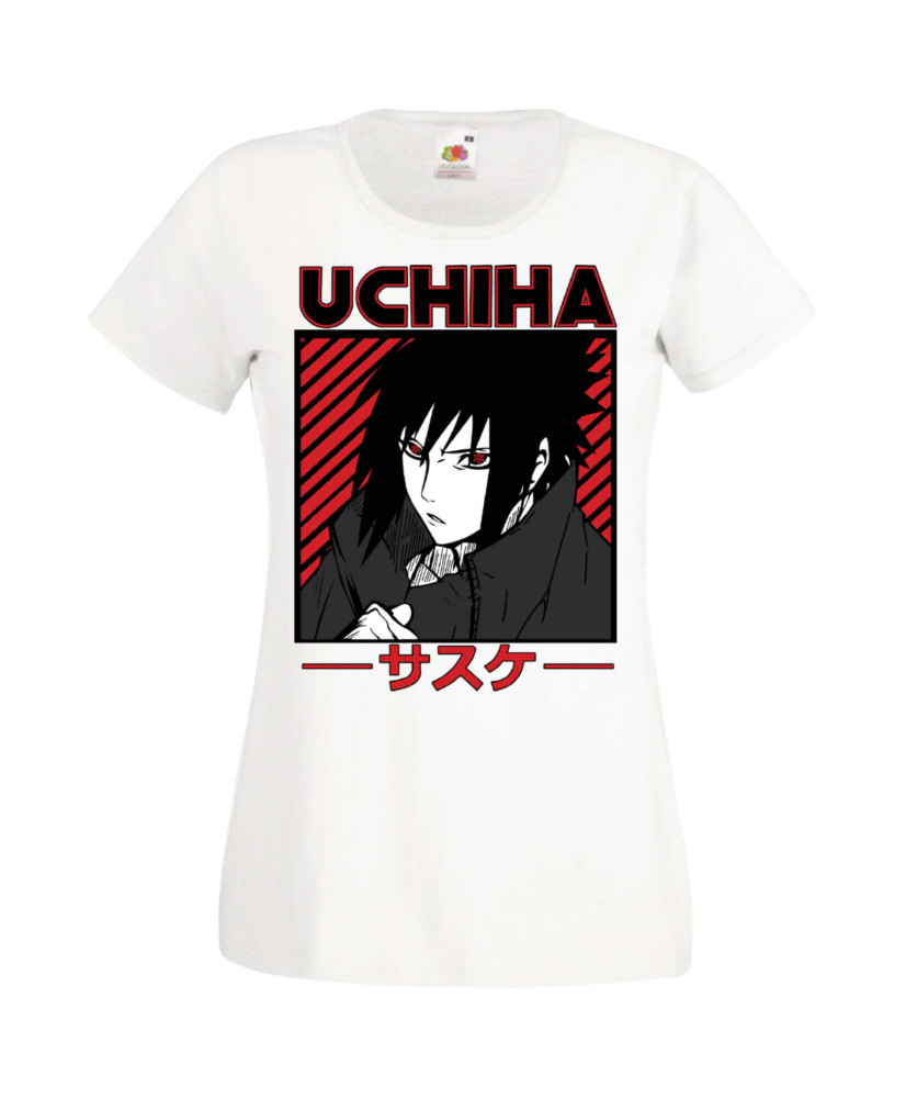 Дамска Тениска Manga Anime Naruto Sasuke Uchiha 02 Дамска Тениска Manga Anime Naruto Sasuke Uchiha 02