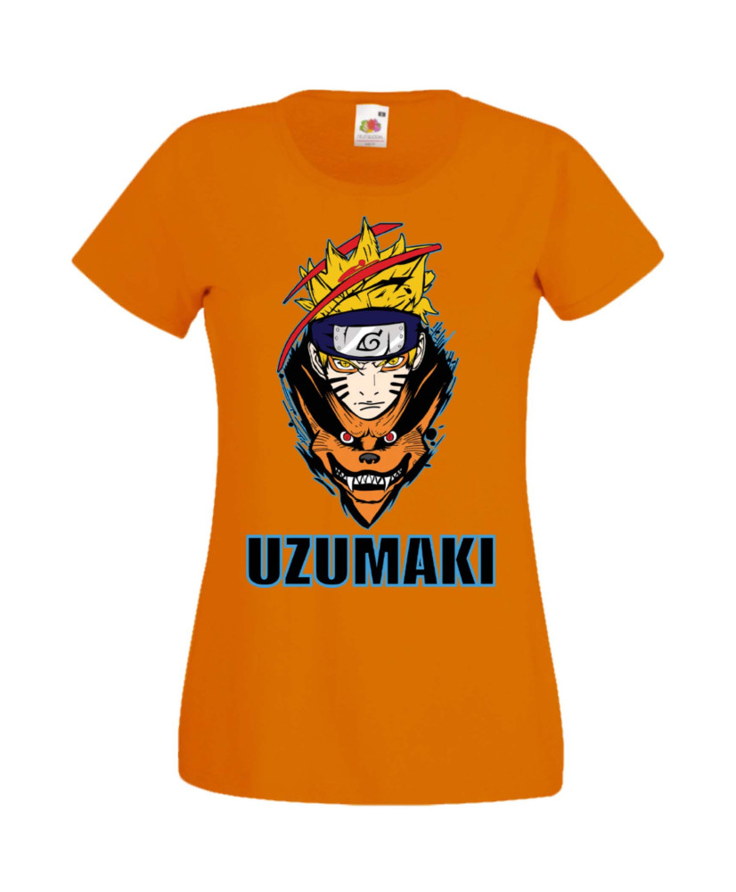 Дамска Тениска Manga Anime Naruto Uzumaki 01
