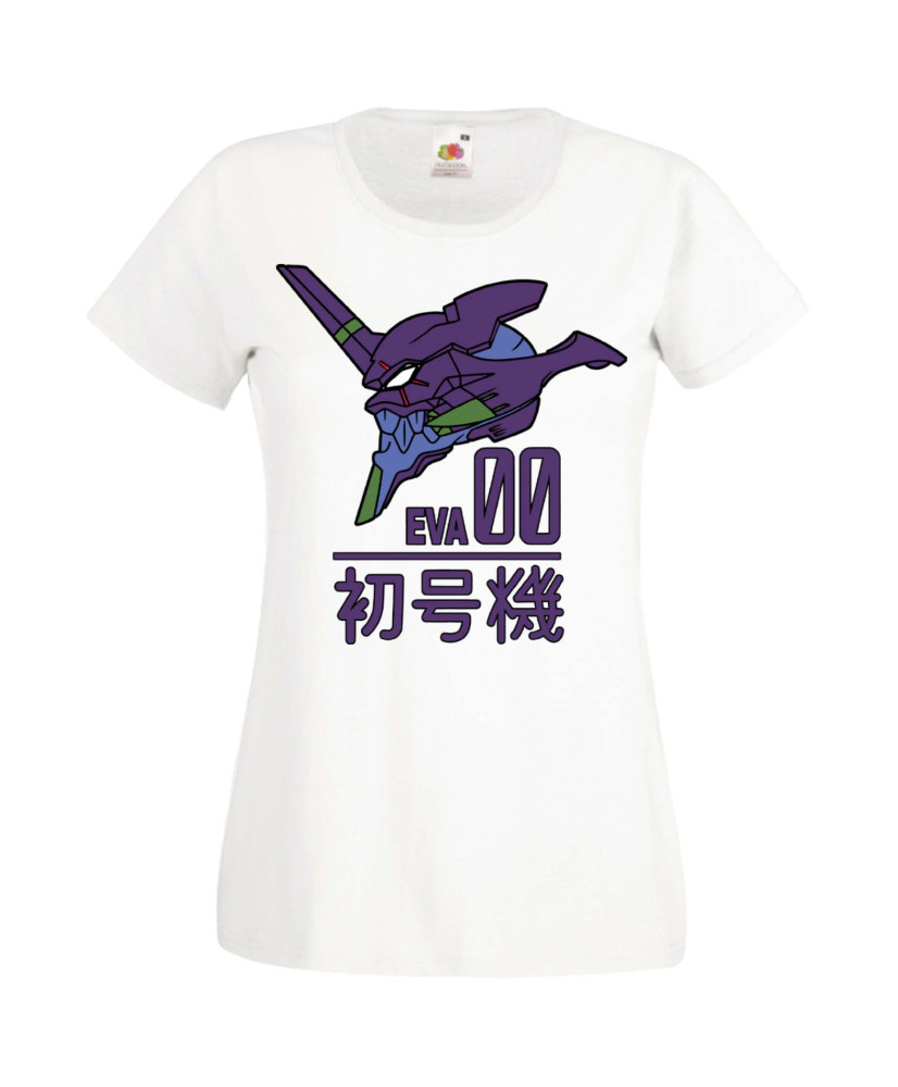 Дамска Тениска Manga Anime Neon Genesis Evangelion Eva Unit 00 Дамска Тениска Manga Anime Neon Genesis Evangelion Eva Unit 00