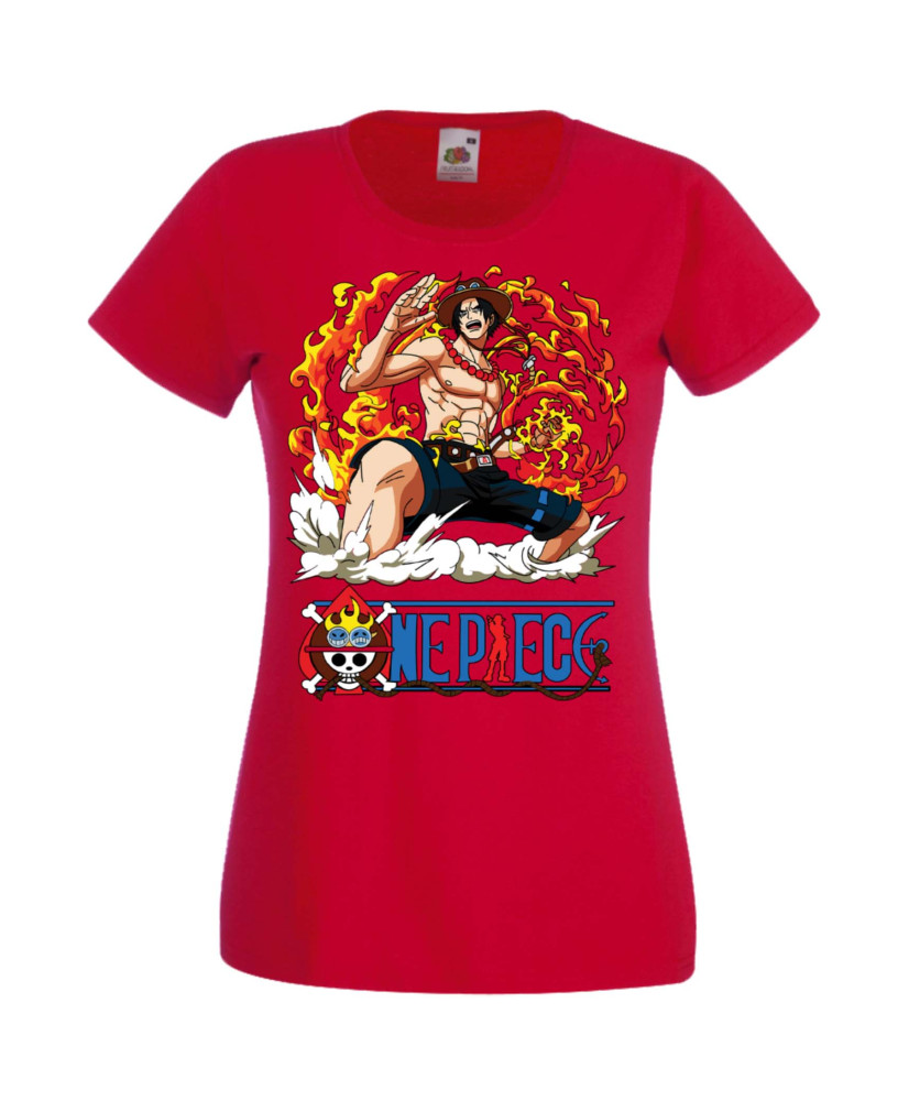 Дамска Тениска Manga Anime One Piece 09 Дамска Тениска Manga Anime One Piece 09