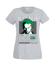 Дамска Тениска Manga Anime One Piece Roronoa Zoro 01