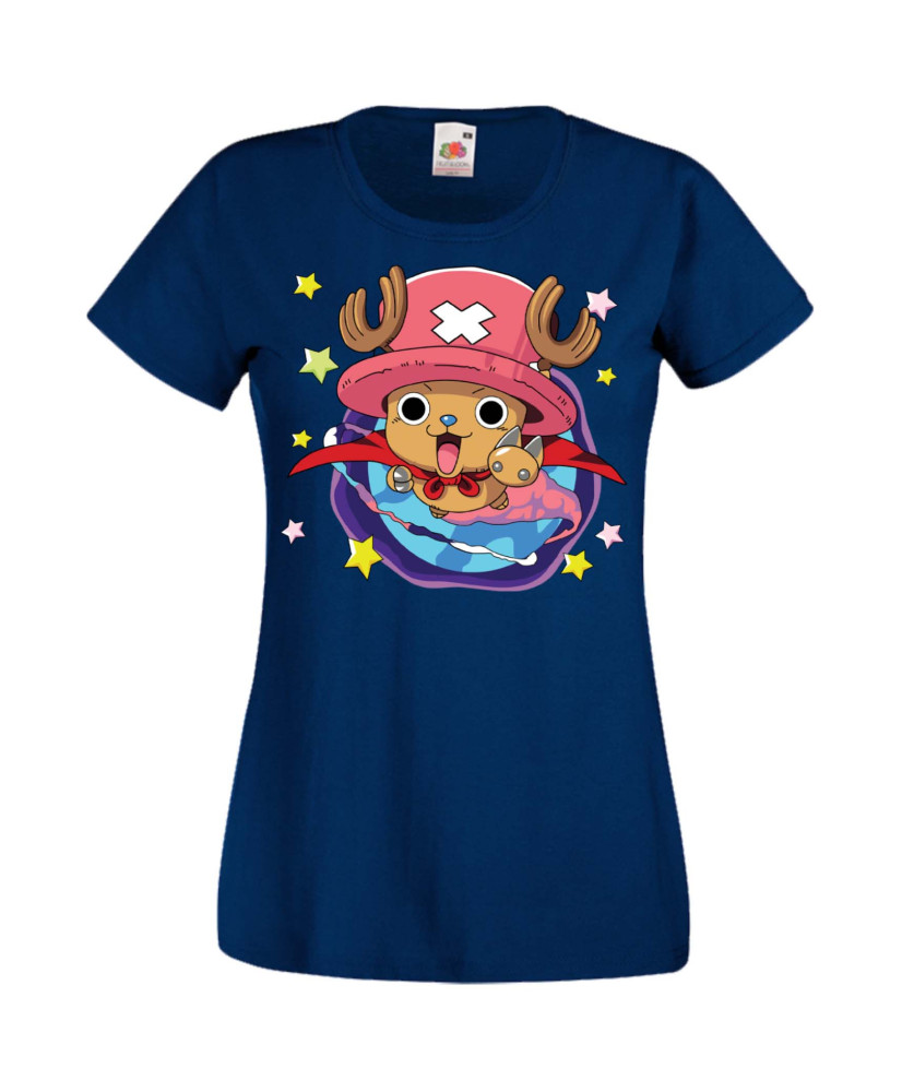 Дамска Тениска Manga Anime One Piece Tony Tony Chopper Дамска Тениска Manga Anime One Piece Tony Tony Chopper