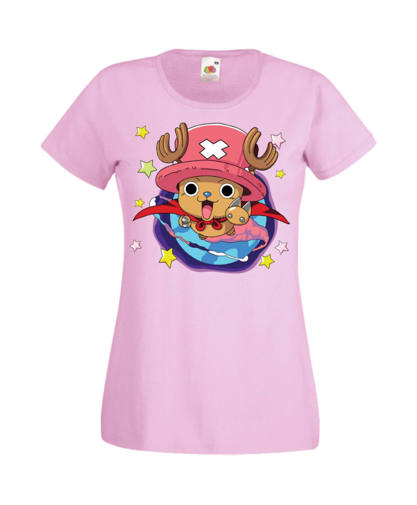Дамска Тениска Manga Anime One Piece Tony Tony Chopper Дамска Тениска Manga Anime One Piece Tony Tony Chopper