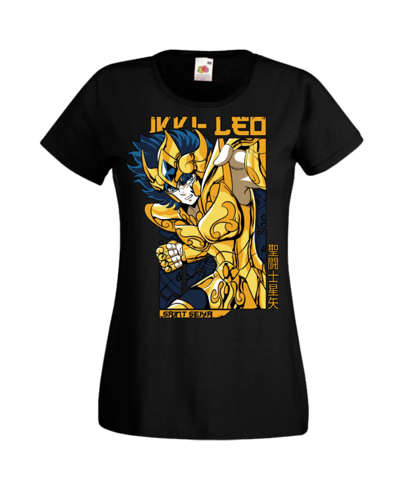 Дамска Тениска Manga Anime Saint Seiya Leo Aiolia 01