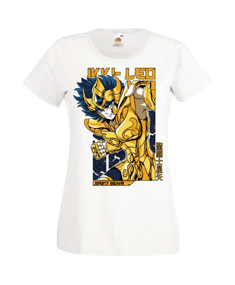 Дамска Тениска Manga Anime Saint Seiya Leo Aiolia 01 Дамска Тениска Manga Anime Saint Seiya Leo Aiolia 01