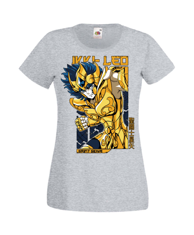 Дамска Тениска Manga Anime Saint Seiya Leo Aiolia 01