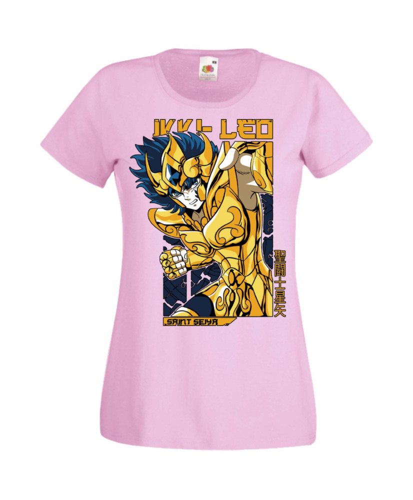 Дамска Тениска Manga Anime Saint Seiya Leo Aiolia 01