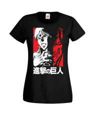 Дамска Тениска Manga Anime Attack On Titan Eren Jeager 02