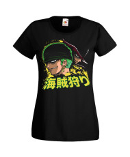 Дамска Тениска Manga Anime One Piece Roronoa Zoro 02