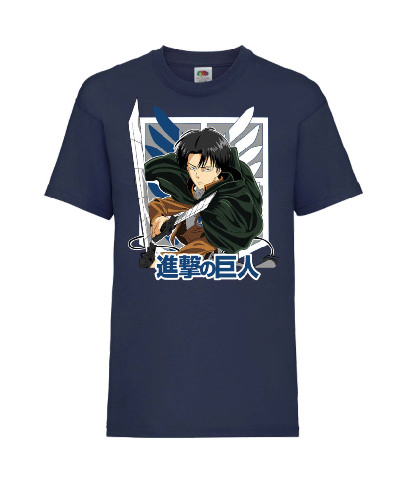 Детска Тениска Attack On Titan Levi Ackerman 01 Japan Animation