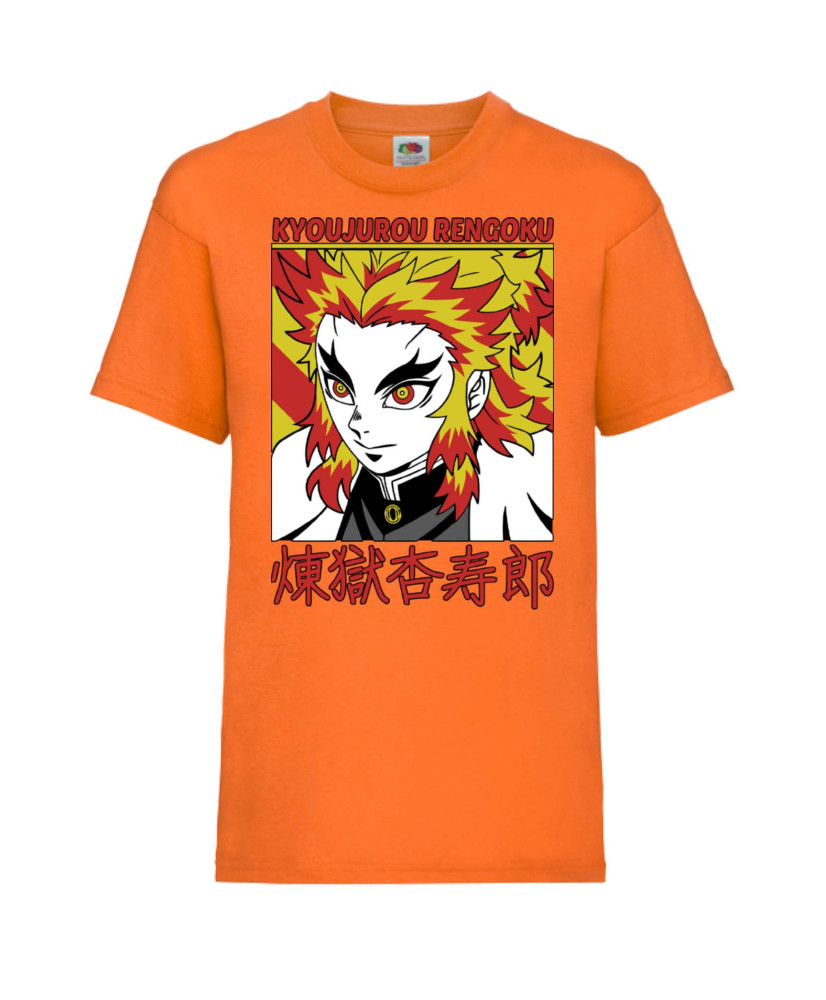 Детска Тениска Demon Slayer Kyojuro Rengoku 02 Japan Animation