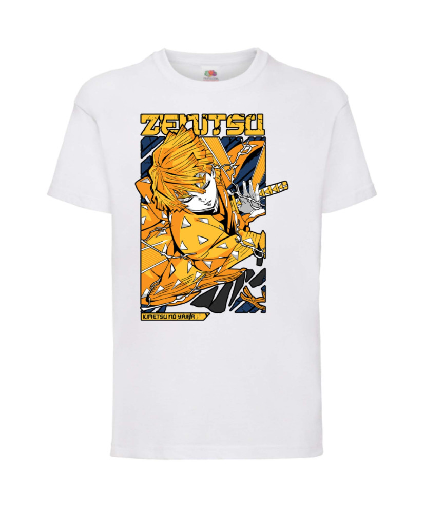 Детска Тениска Demon Slayer Zenitsu Agatsuma Japan Animation