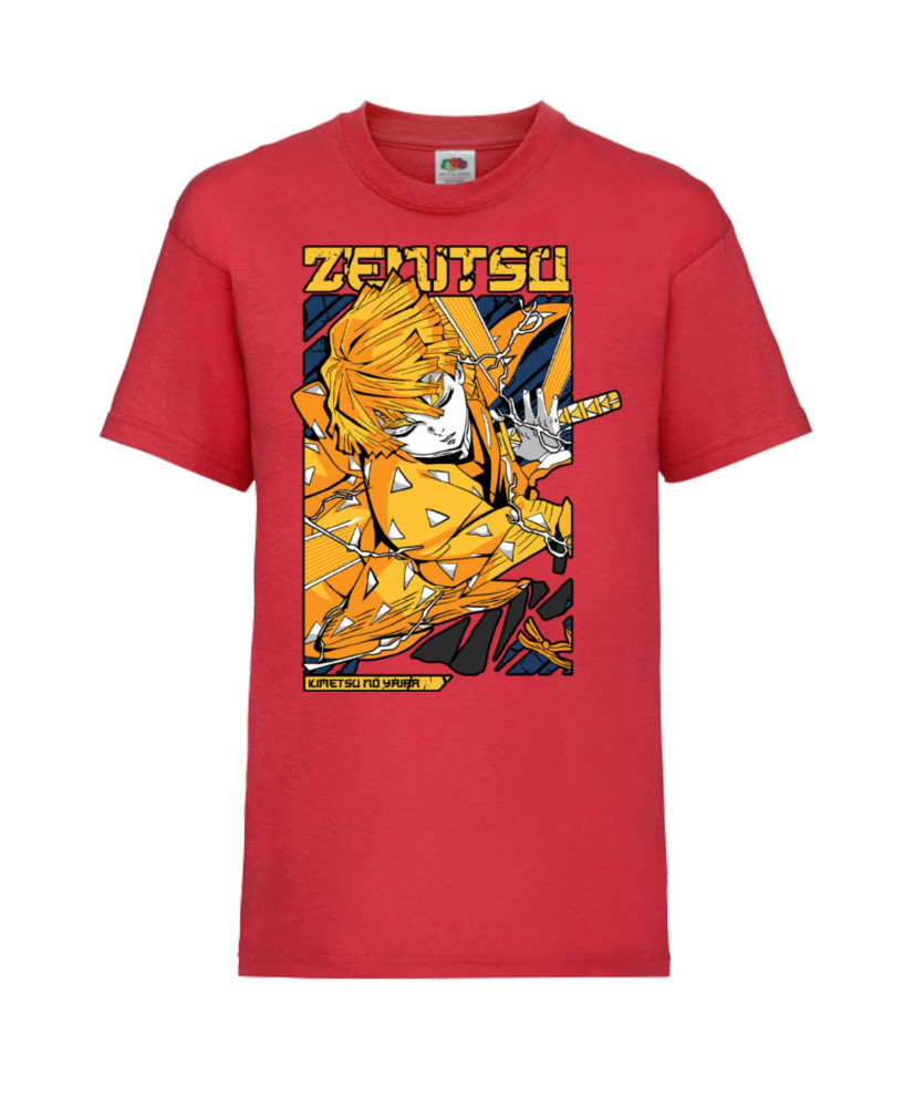Детска Тениска Demon Slayer Zenitsu Agatsuma Japan Animation