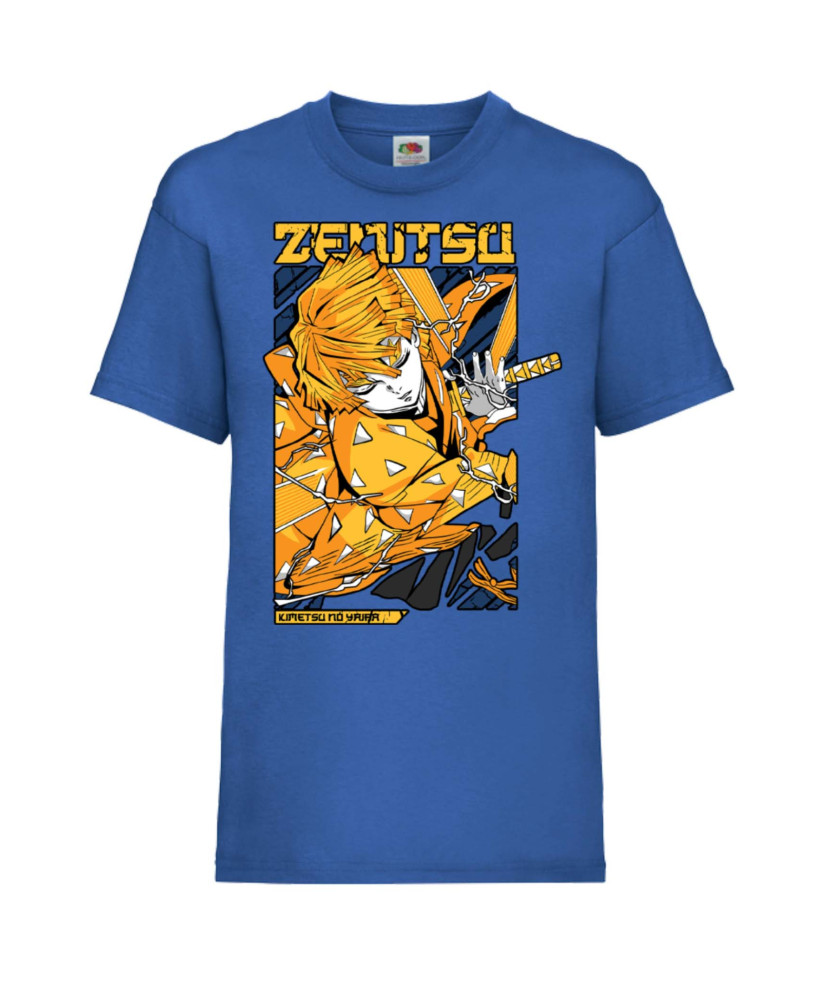 Детска Тениска Demon Slayer Zenitsu Agatsuma Japan Animation