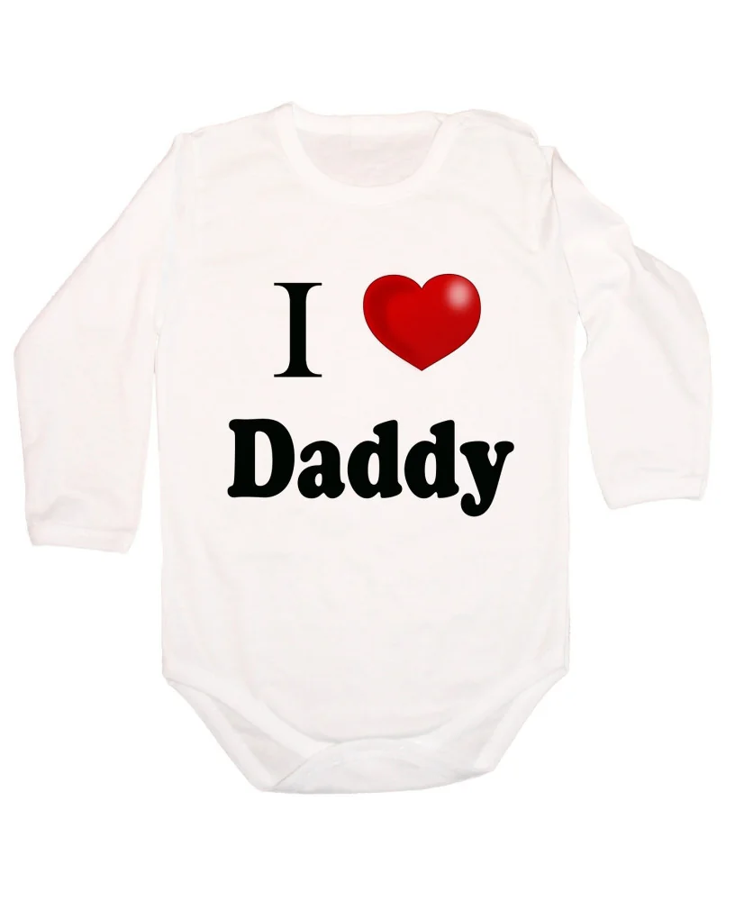 Бебешко боди I Love Daddy 3