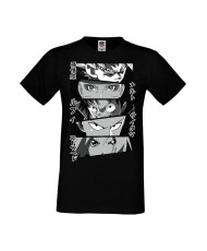 Мъжка Тениска Manga Anime Anime Heroes Naruto Goku Luffy Sakura