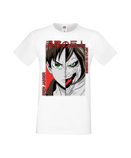 Мъжка Тениска Manga Anime Attack On Titan Eren Jaeger 01