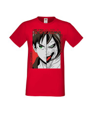 Мъжка Тениска Manga Anime Attack On Titan Eren Jaeger 01