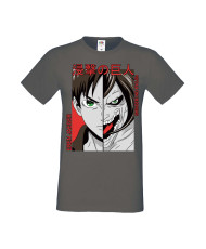 Мъжка Тениска Manga Anime Attack On Titan Eren Jaeger 01