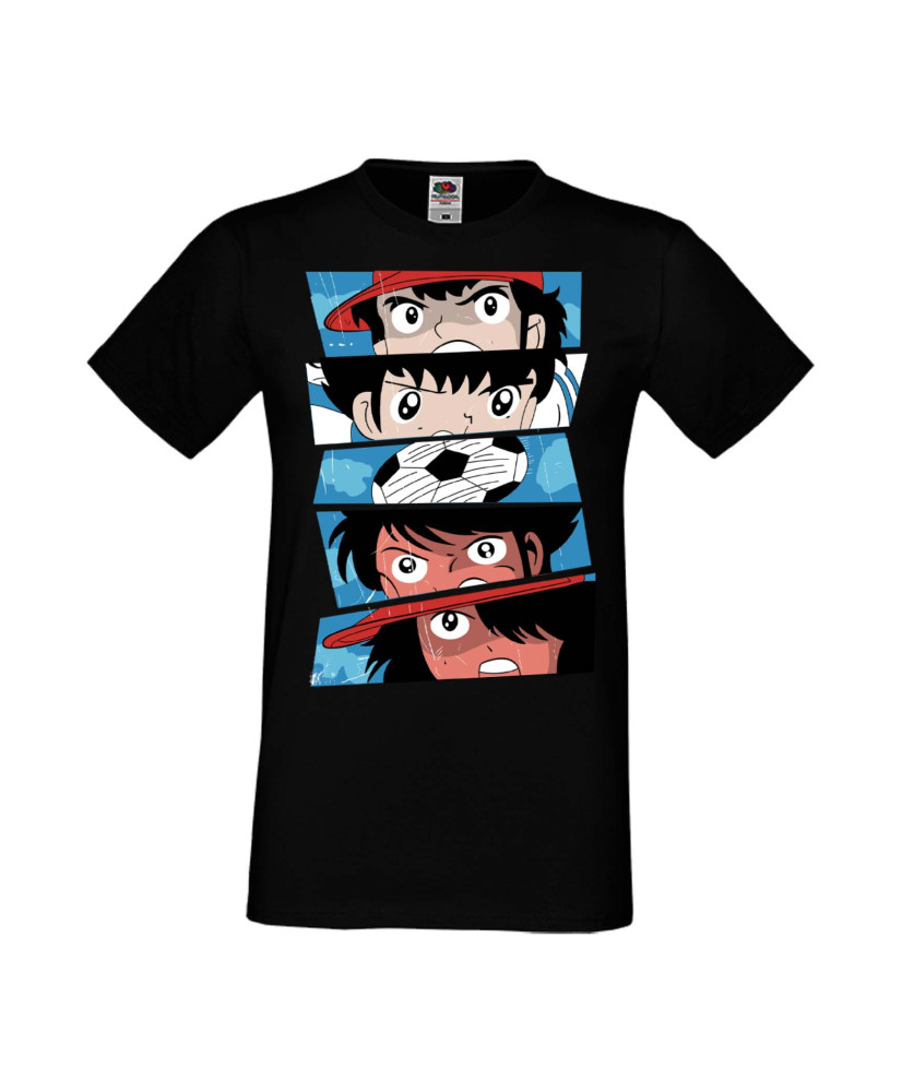 Мъжка Тениска Manga Anime Captain Tsubasa 02 Мъжка Тениска Manga Anime Captain Tsubasa 02