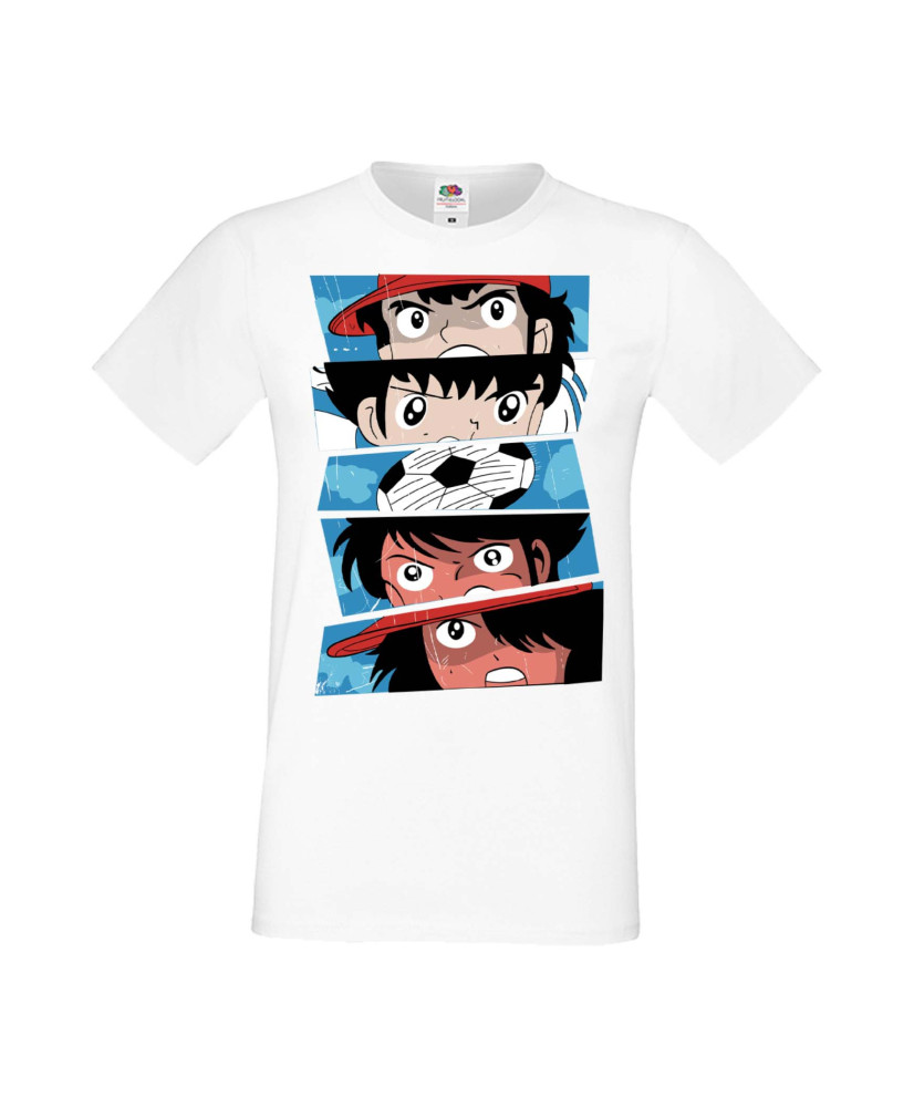Мъжка Тениска Manga Anime Captain Tsubasa 02 Мъжка Тениска Manga Anime Captain Tsubasa 02