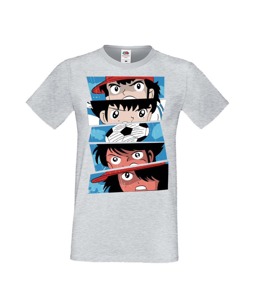 Мъжка Тениска Manga Anime Captain Tsubasa 02 Мъжка Тениска Manga Anime Captain Tsubasa 02