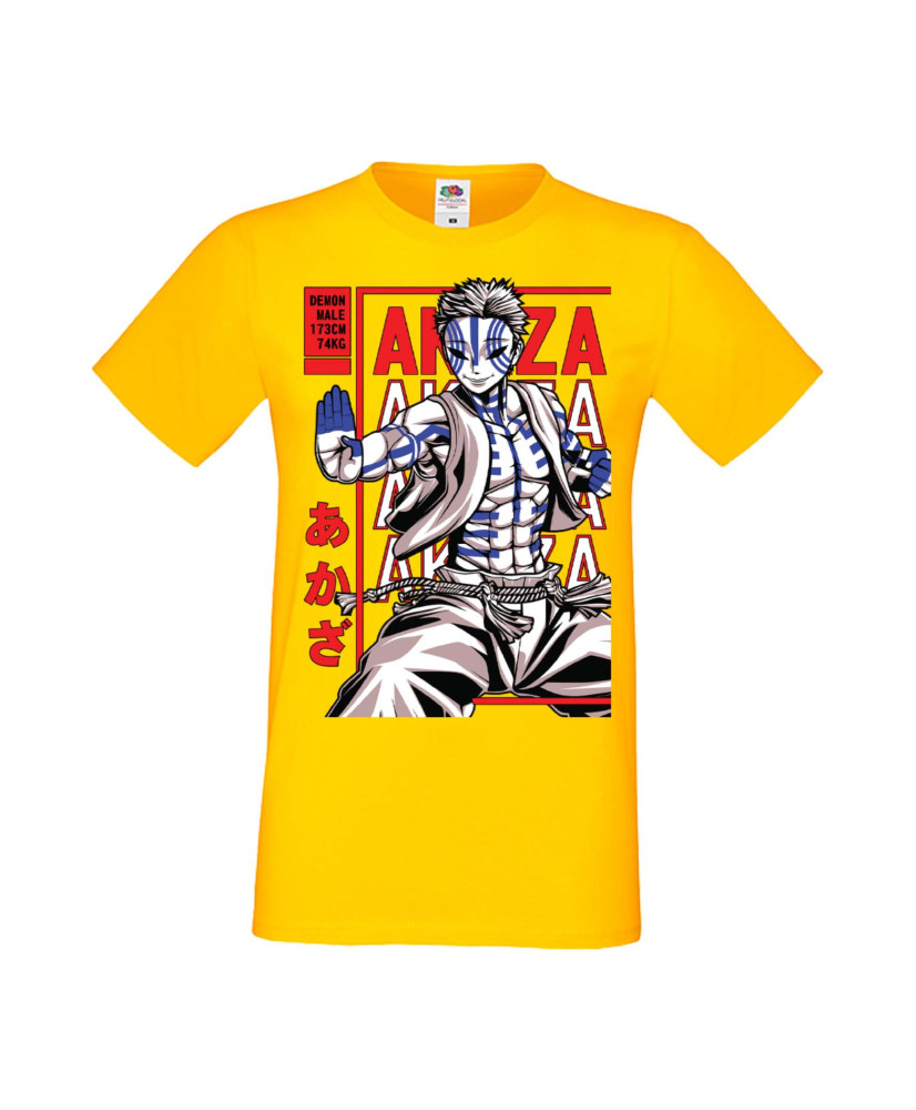 Мъжка Тениска Manga Anime Demon Slayer Akaza