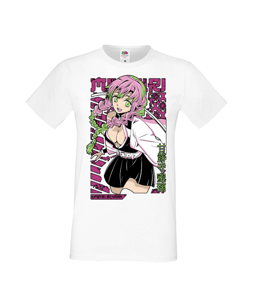 Мъжка Тениска Manga Anime Demon Slayer Kanroji Mitsuri