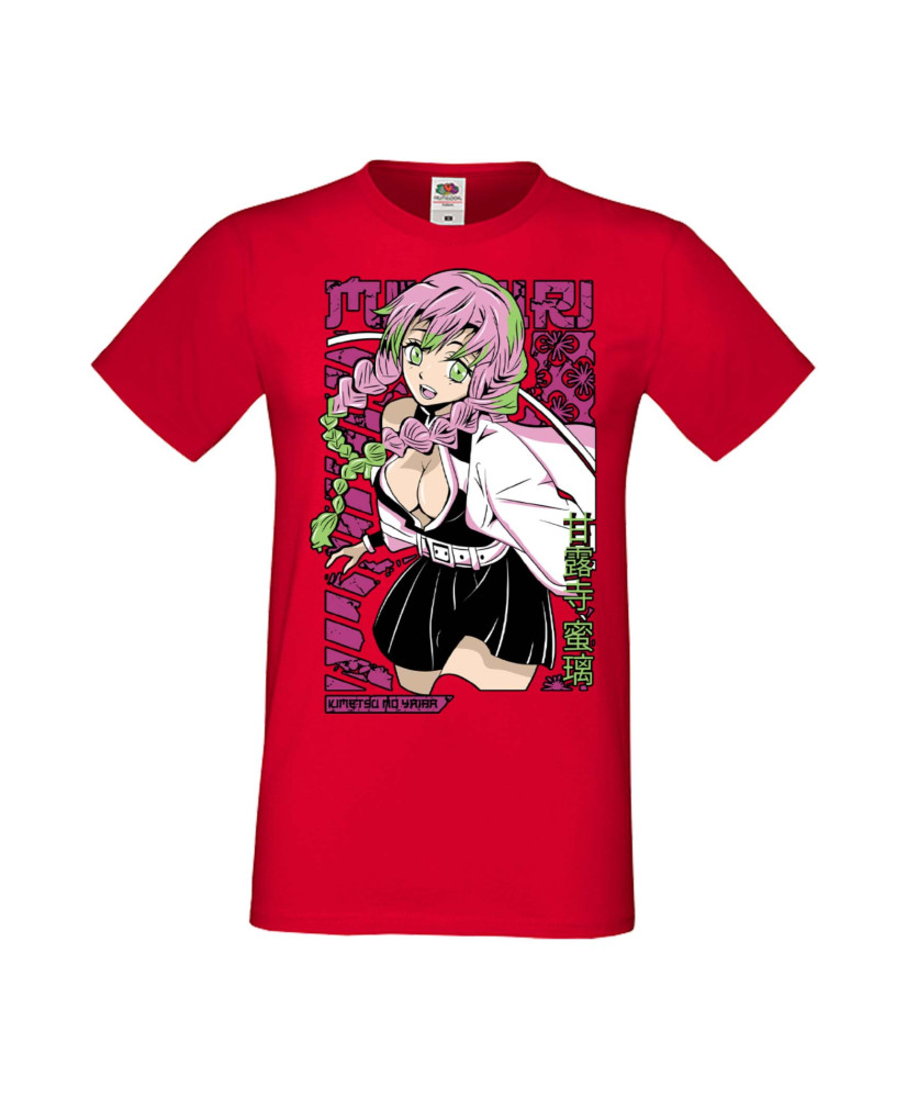 Мъжка Тениска Manga Anime Demon Slayer Kanroji Mitsuri