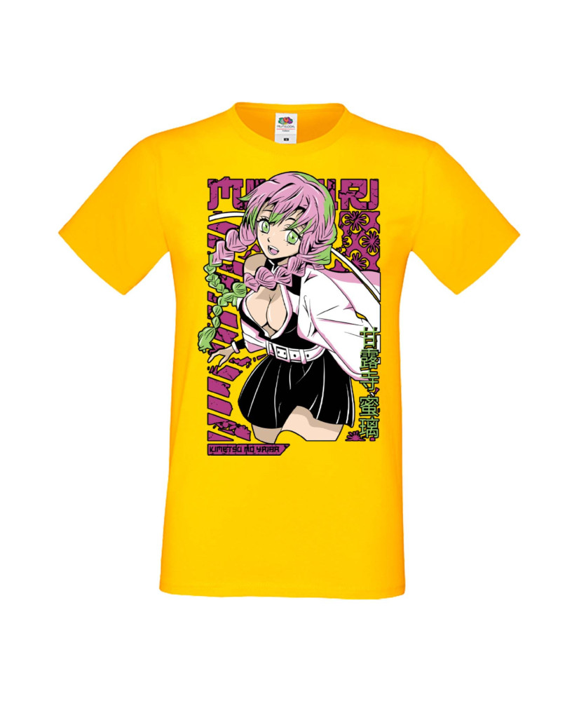 Мъжка Тениска Manga Anime Demon Slayer Kanroji Mitsuri
