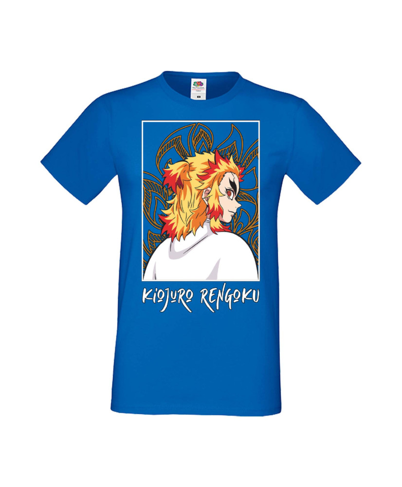 Мъжка Тениска Manga Anime Demon Slayer Kyojuro Rengoku 03