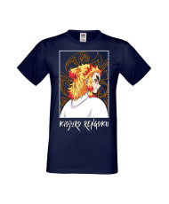 Мъжка Тениска Manga Anime Demon Slayer Kyojuro Rengoku 03
