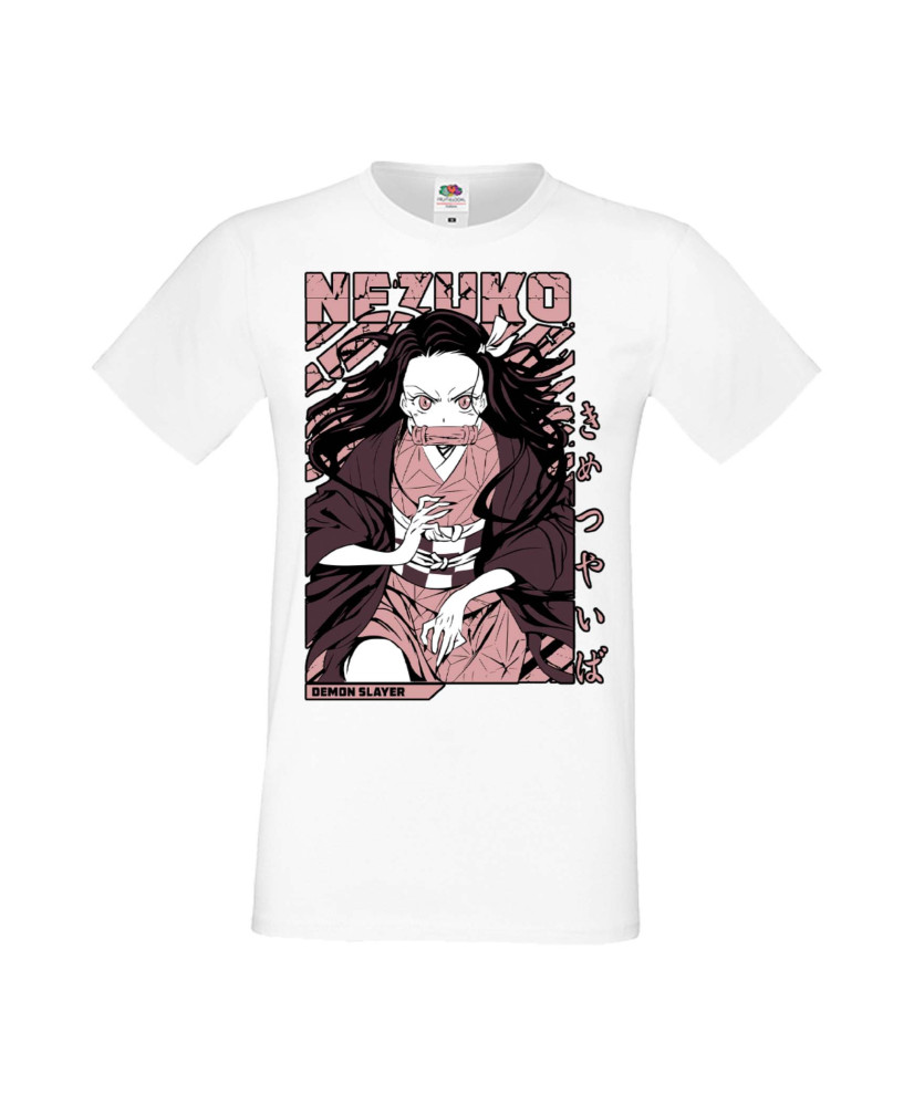 Мъжка Тениска Manga Anime Demon Slayer Nezuko Kamado 01