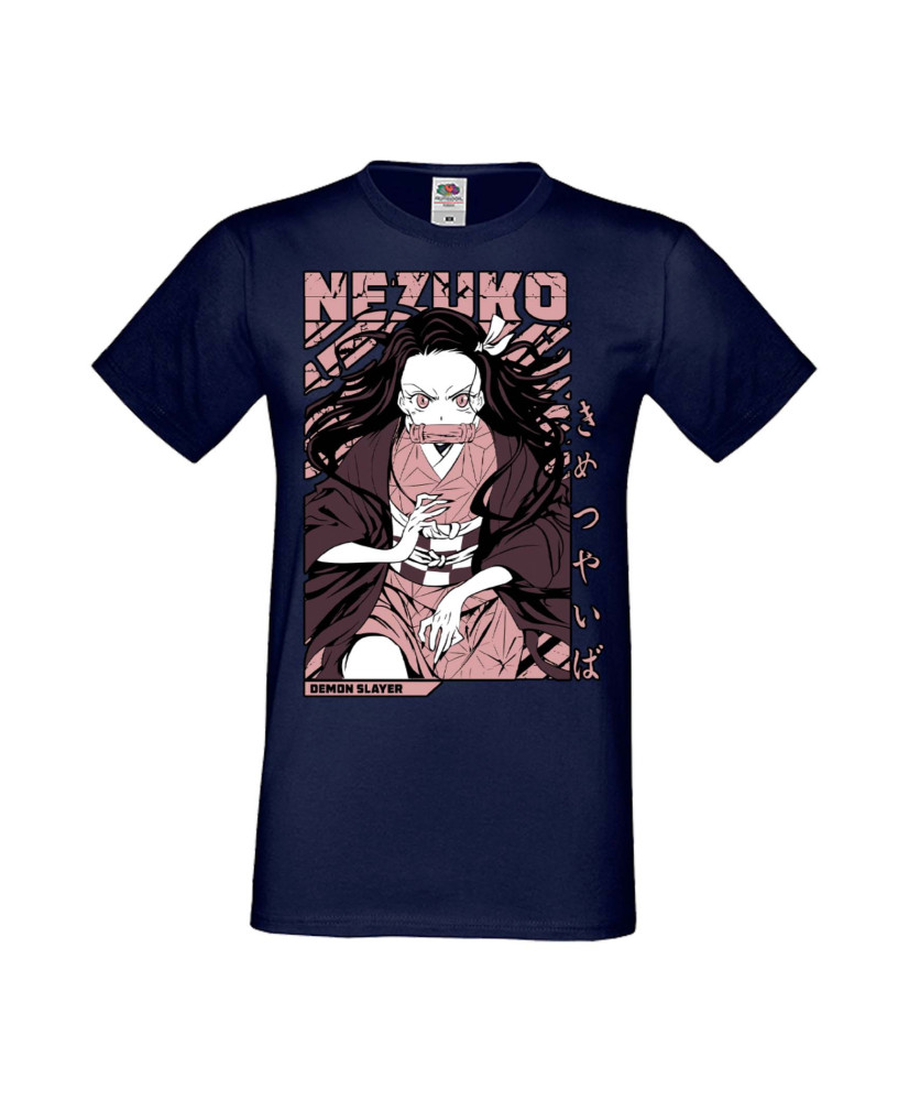 Мъжка Тениска Manga Anime Demon Slayer Nezuko Kamado 01