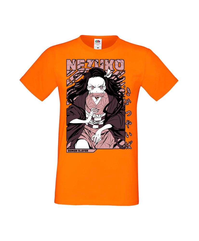 Мъжка Тениска Manga Anime Demon Slayer Nezuko Kamado 01