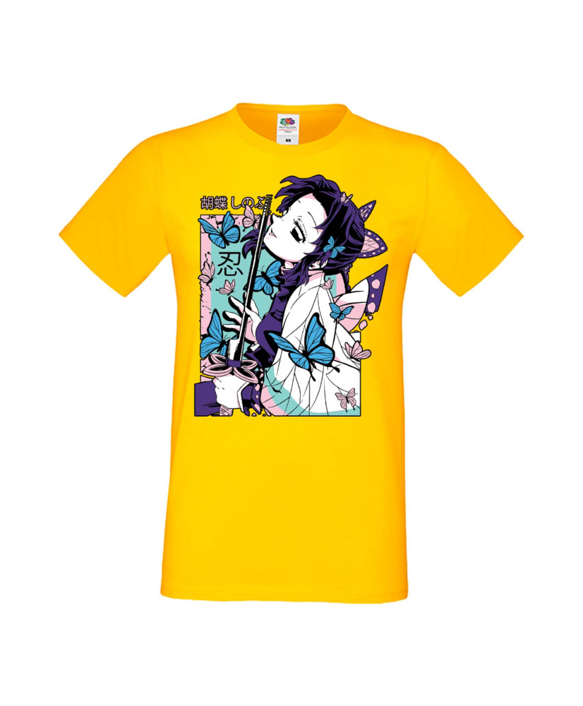 Мъжка Тениска Manga Anime Demon Slayer Shinobu Kocho