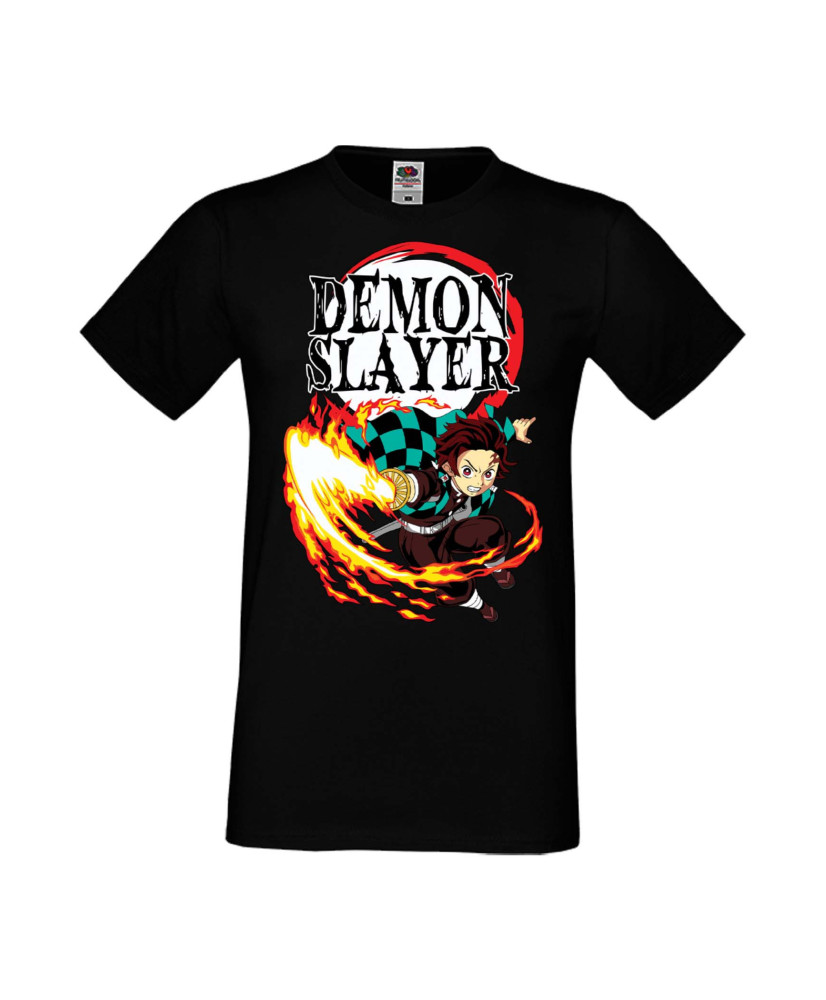 Мъжка Тениска Manga Anime Demon Slayer Tanjiro Kamado 03